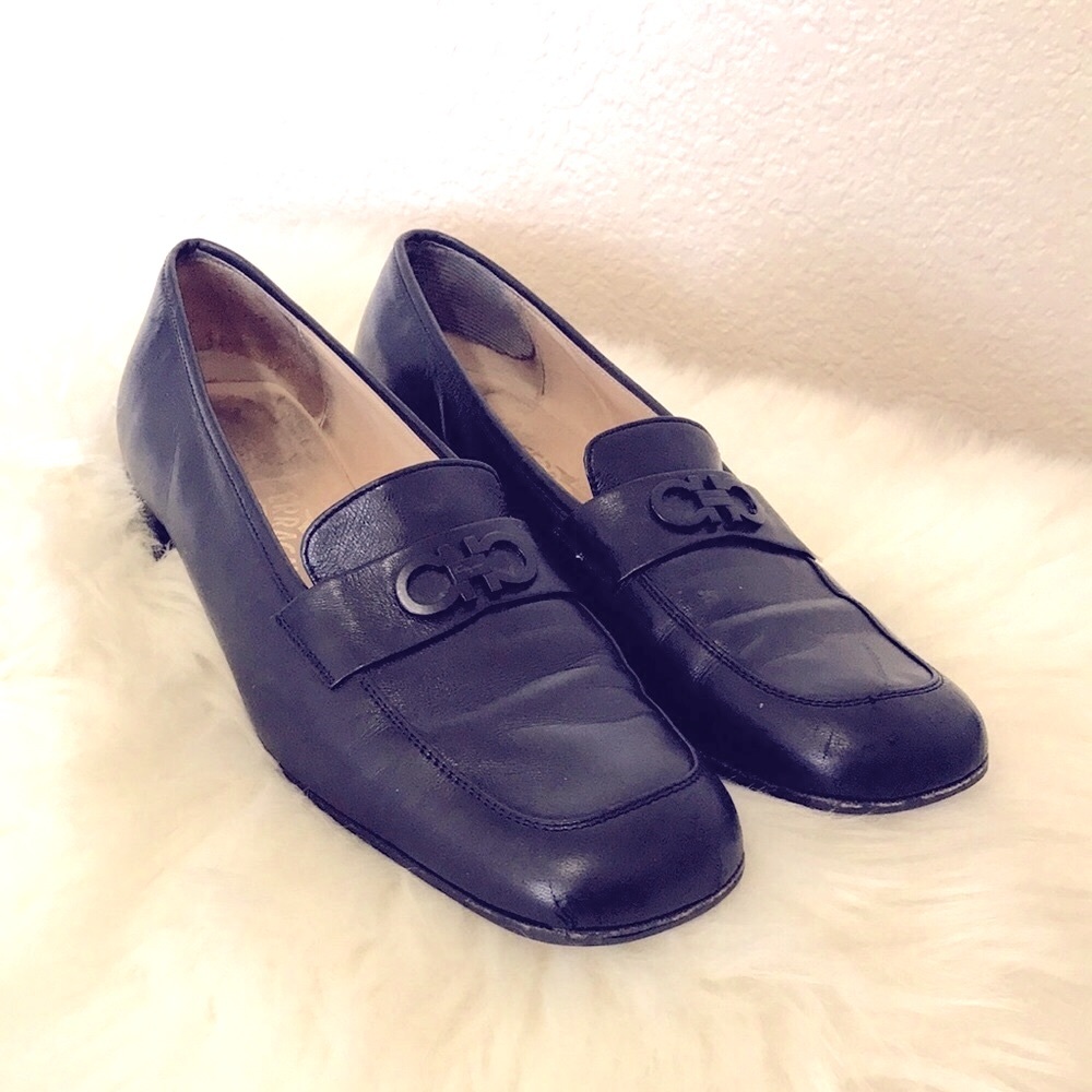 Ferragamo Leather Loafers